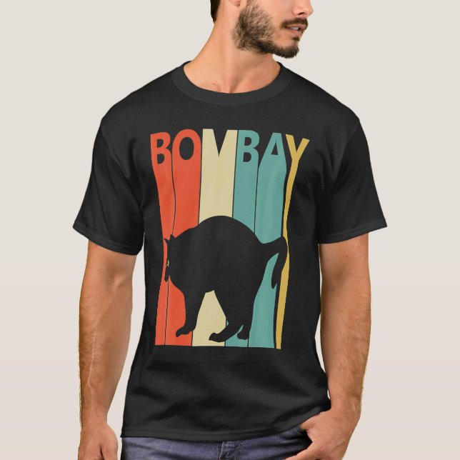 Cute Bombay Cat T-Shirt (Front)