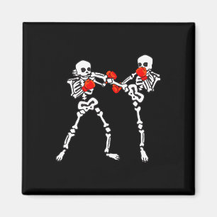 Cute Bone Kickbox - For Cool Men And Women With Hu Magnet