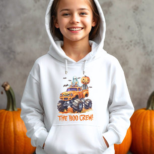 Cute Boo Crew Halloween Hoodie for Girls