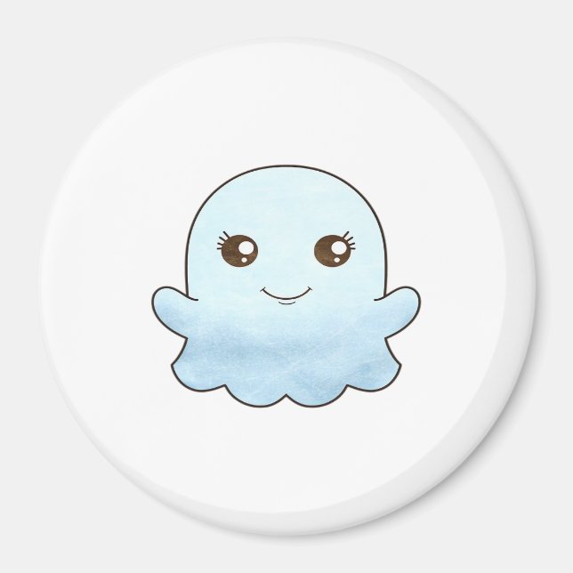 Cute Boo Design Trendy Unique Magnet (Front)