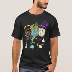 Cute Boo Ghost Bicycle Halloween Bike Lovers Biker T-Shirt