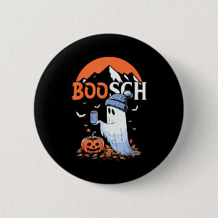 Cute Boo Ghost Halloween Pumpkin Beer Drinking Sok 6 Cm Round Badge