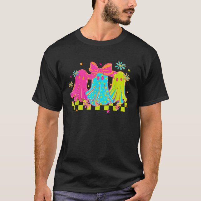 Cute Boo Ghost  T-Shirt (Front)