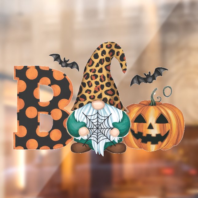 Cute Boo Gnome with Bats (Sheet 2)