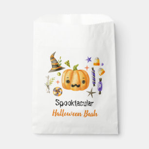 Cute Boo Pumpkin Spooktacular Halloween Bash Party Favour Bags