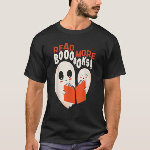 Cute BOO Read More Book Librarian English Teacher  T-Shirt
