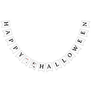 Cute Boo Spooky Ghost Halloween Pink Girl Bunting