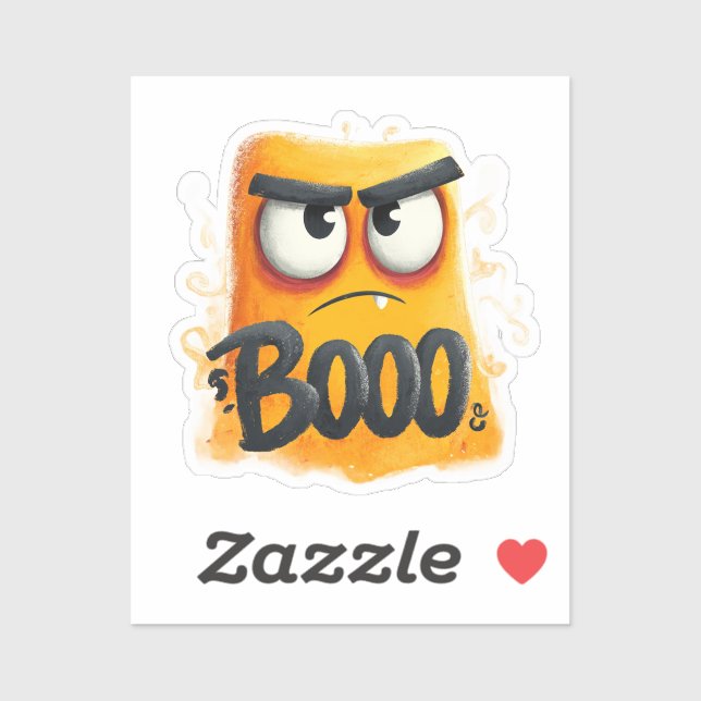  Cute Boo Vinyl Sticker | Sassy Ghost Decal | Hall (Sheet)