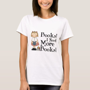 Cute Book Addict T-shirt