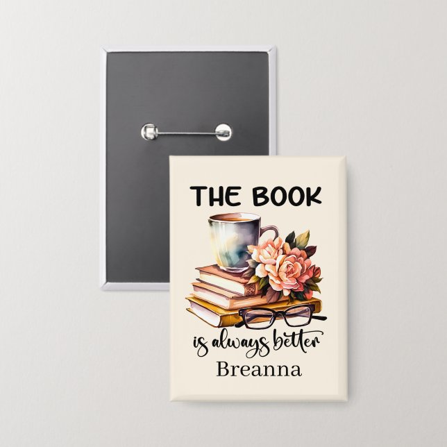 Cute book lovers word art  (Front/Back)