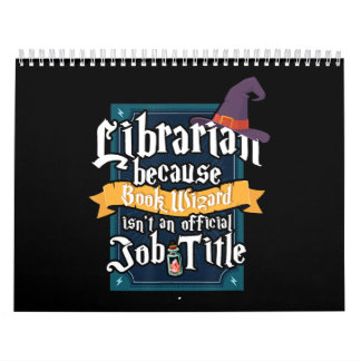 Cute Book Reading Lover Librarian Present Books Calendar