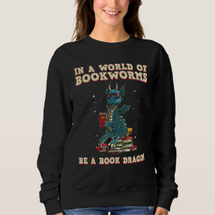Cute Bookworm For Men Women Kids Librarian Book Lo Sweatshirt