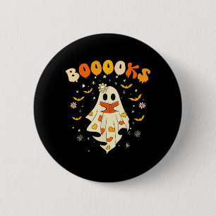Cute Boooks Ghost Read More Books Funny Teacher 6 Cm Round Badge