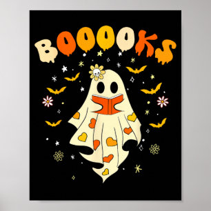 Cute boooks ghost read more books funny teacher poster