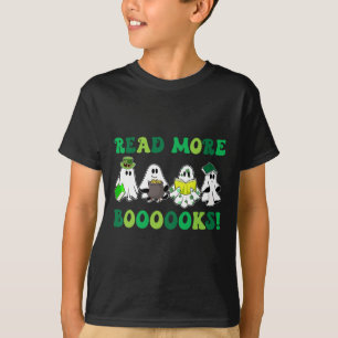 Cute Booooks Ghost Read More Books Funny Teacher S T-Shirt