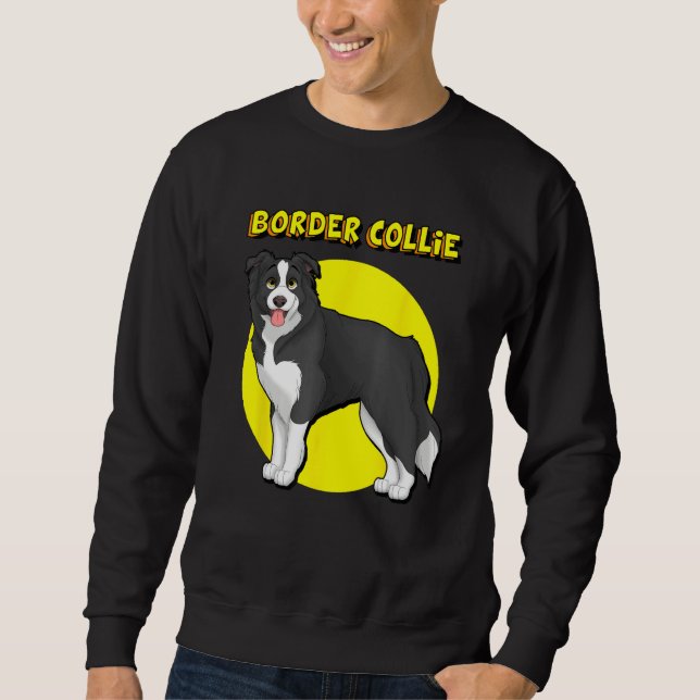 Cute Border Collie Sweatshirt (Front)