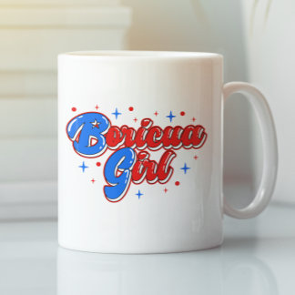 Cute Boricua Girl Puerto Rico Backpack Coffee Mug