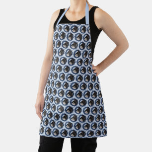 Cute Boston Terrier Dog Pattern Apron