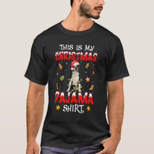 Cute Boston Terrier This Is My Christmas Pajama  D T-Shirt