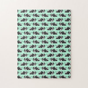 Cute Boston Terrier ZZZ Dog Lovers Gifts Pet Puppy Jigsaw Puzzle