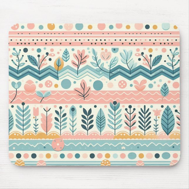 Cute Botanical Desk  Mouse Pad (Front)