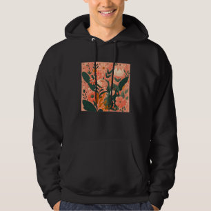 Cute Botanical Roses Illustration Gorgeous Flower  Hoodie