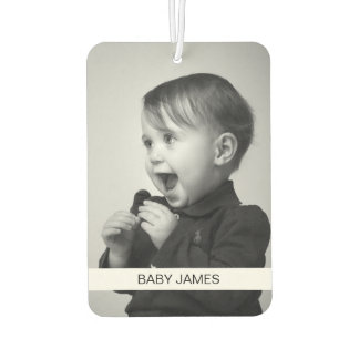 Cute Both Sides Baby Photo Custom Unique Car Car Air Freshener