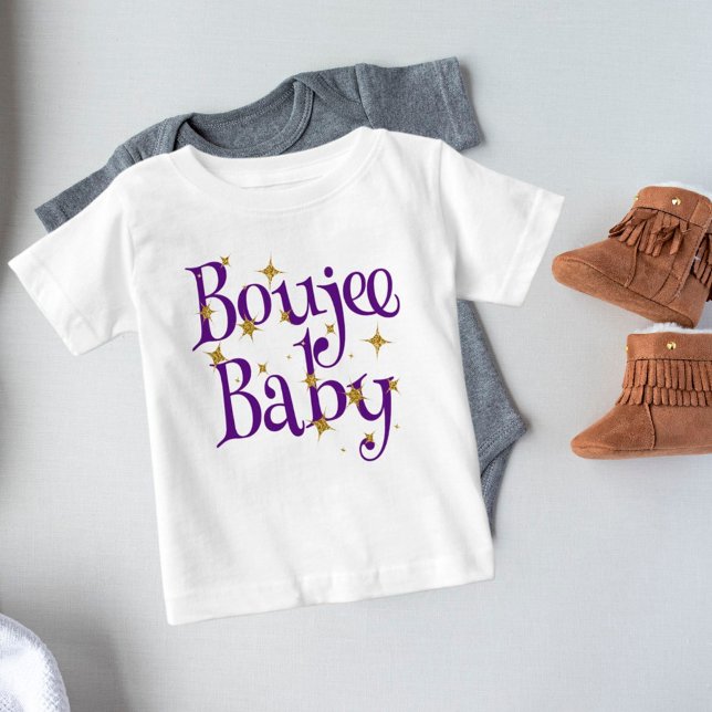 Cute Boujee Baby Purple   Baby T-Shirt (Creator Uploaded)