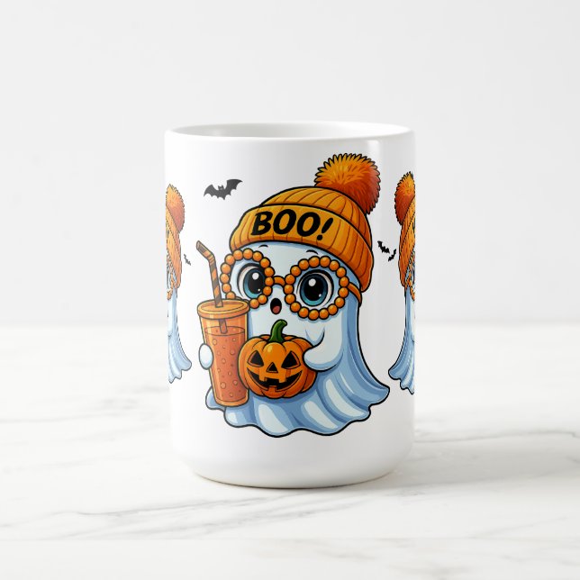 Cute Boujee Ghost Coffee Mug (Center)