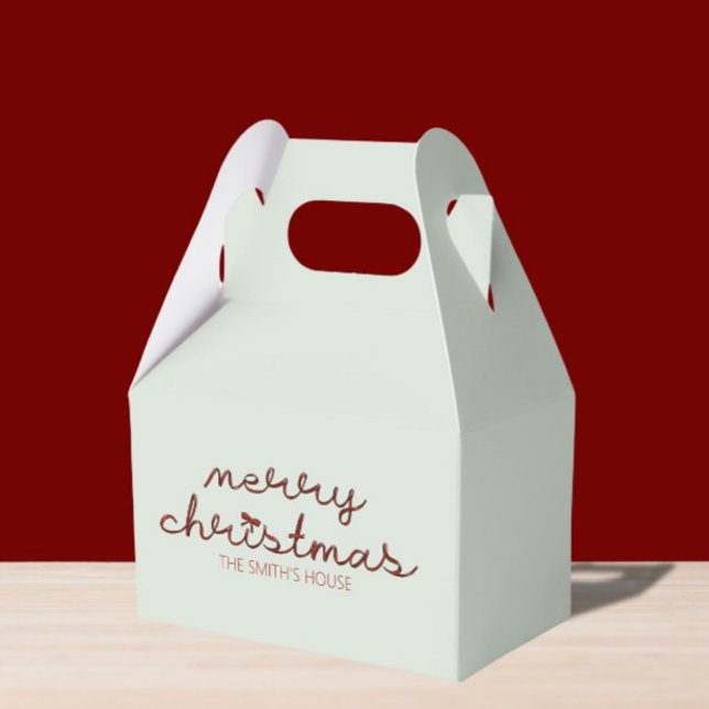 Cute Bow Christmas Favour Box (Creator Uploaded)