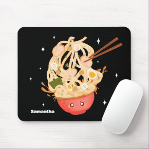 Cute Bowl Of Ramen Mouse Pad