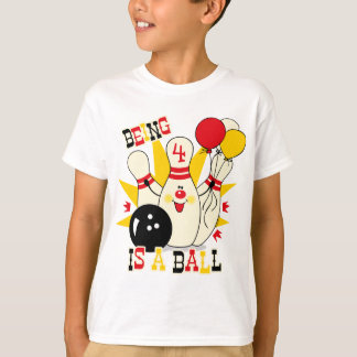 Cute Bowling Pin Birthday Shirt