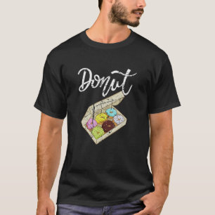 Cute Box of Doughnuts Doughnut Sweet Dessert Baker T-Shirt