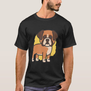Cute Boxer Dog Owner Puppy Pet Dog Boxer Mum T-Shirt