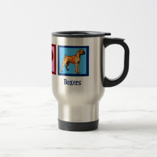 Cute Boxer Dog Travel Mug