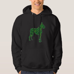 Cute Boxer Saint Patrick S Day Dogs Dad Mum Hoodie