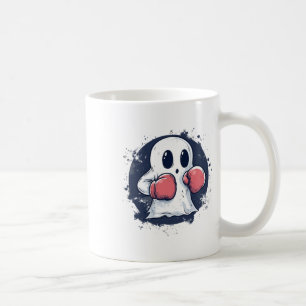 Cute Boxing Ghost Art  Coffee Mug