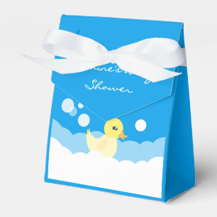 Cute Boy Rubber Ducky Baby Shower Favour Box