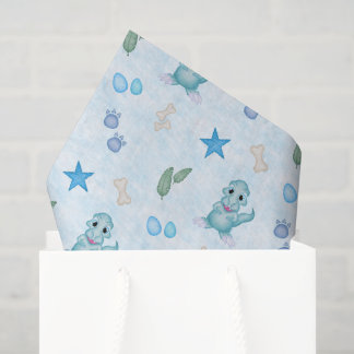Cute Boys Dino Birthday Dinosaur Tissue Paper