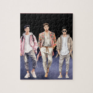 cute boys  jigsaw puzzle