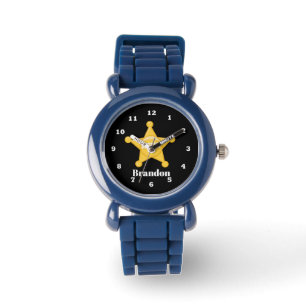 Cute boys sheriff add name watch
