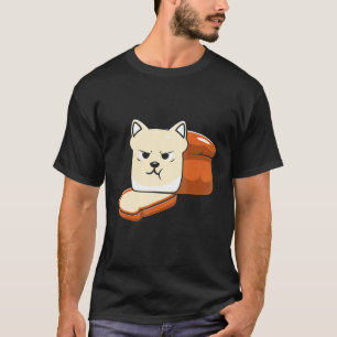 Cute Bread Cat Halloween T-Shirt