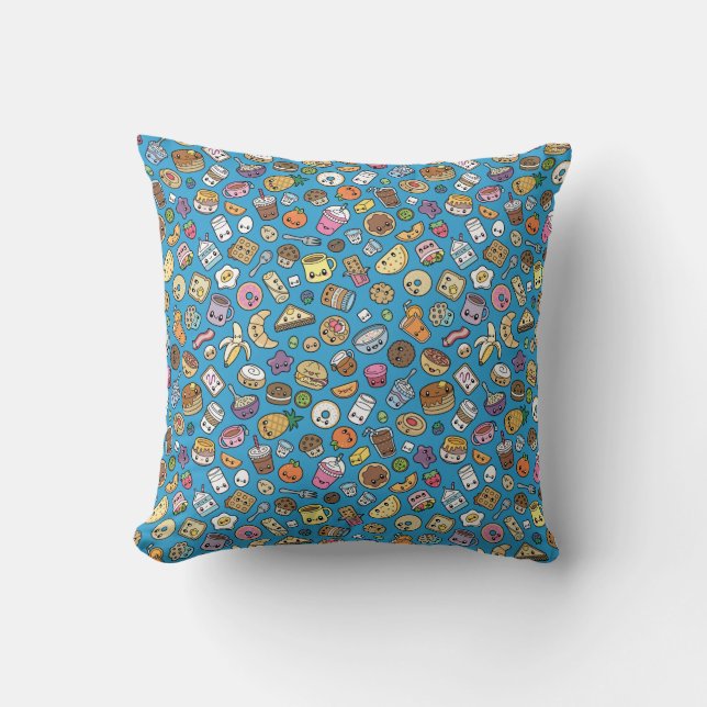 Cute Breakfast Food Cushion (Front)