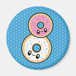 Cute Breakfast Food Doughnut Magnet