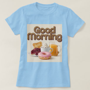 Cute Breakfast Good Morning T-Shirt