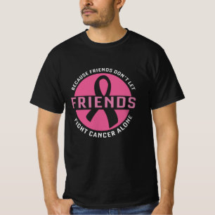 Cute Breast Cancer Awareness Friends Support Unity T-Shirt
