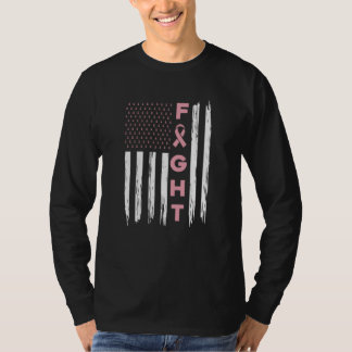 Cute Breast Cancer Awareness Friends Unity Fight T-Shirt