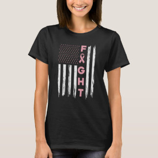 Cute Breast Cancer Awareness Friends Unity Fight T-Shirt