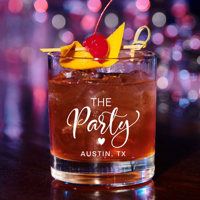 Cute Bridal Bachelorette Party Favour Whiskey Glass (Creator Uploaded)