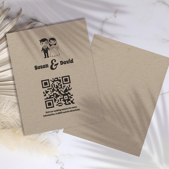 Cute Bride and Groom Enclosure Card (Creator Uploaded)
